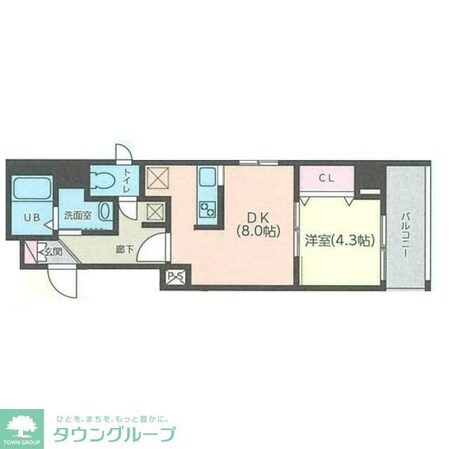 フィオーレ品川の物件間取画像